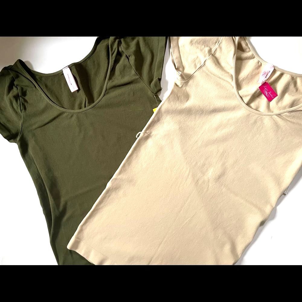 🆕 Bundle [Luxe Junkie] Cap Sleeve Tops (2) Sz: OS